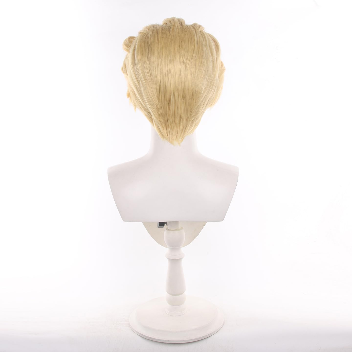 Anime Short Gold Wig Manga Halloween Cosplay Costume Synthetic Wig image 2