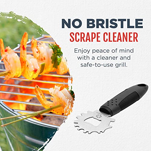 Culinary Couture Grill Scraper Stainless Steel Grill Scraper for Outdoor Grill, BBQ Grill Scraper Tool with Handle, Grill Grate Scraper with Bottle Opener - Thumbnail 6