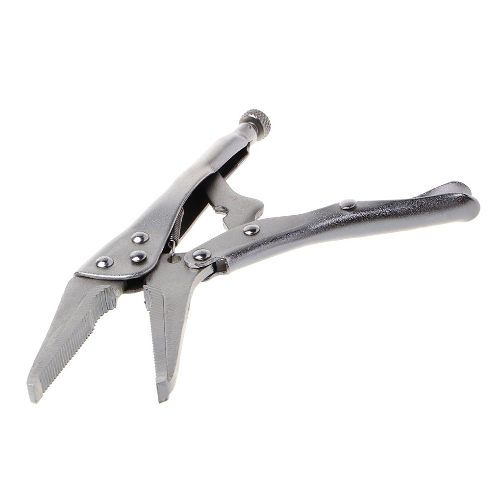 staol 7Inch Locking Pliers Long Nose Straight Jaw Lock Clamp Hand Tool 165mm