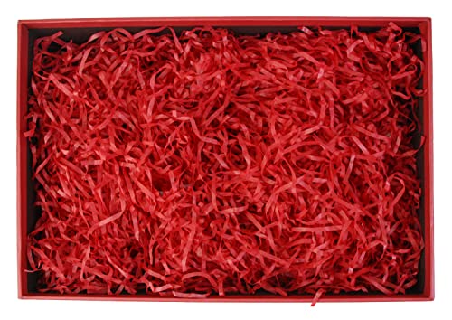 Boîte cadeau rigide rouge Emartbuy grand format 33,5 cm pour coffret