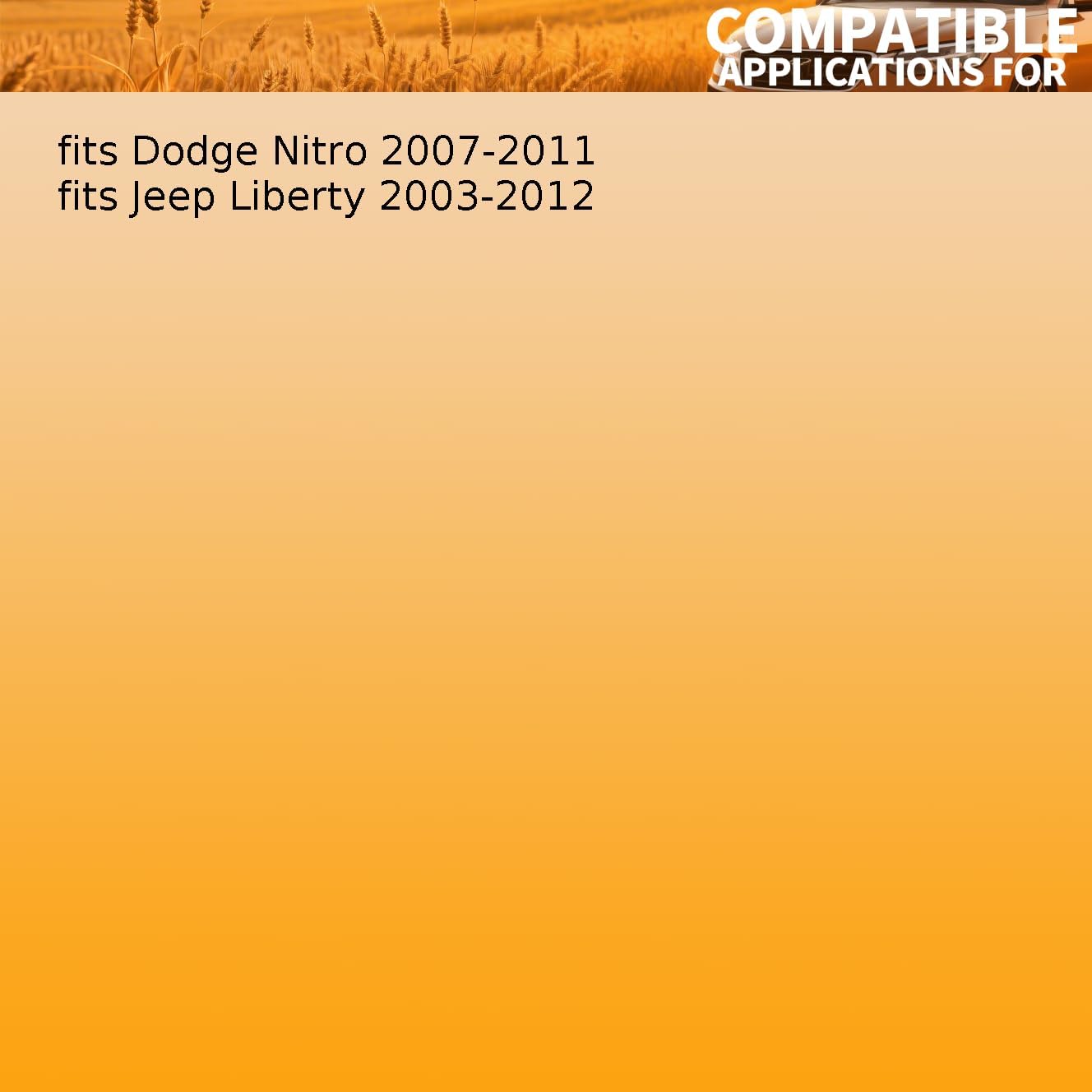 1 Pcs Front Upper Suspension Control Arm Bumper Replacement 55360201AC fits Dodge Nitro 2007 2008 2009 2010 2011 fits Jeep Liberty 2003 2004 2005 2006 2007 2008 2009 2010 2011 2012