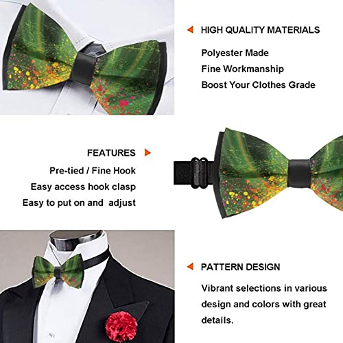 Men's Boys Adjustable Fashion Bow Ties Formal Suit Tuxedo Pre-Tied Satin Bowties3