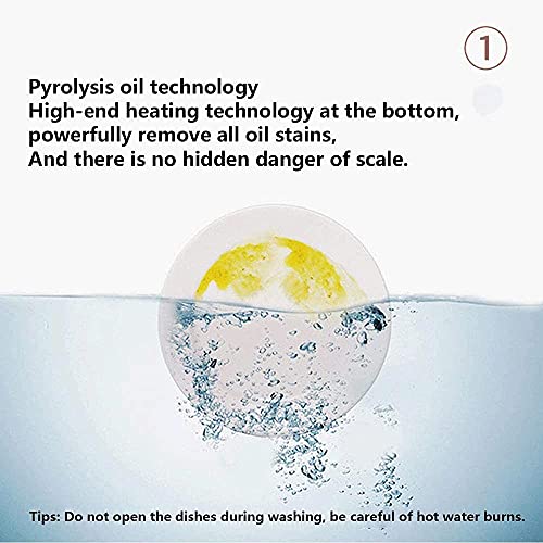 Volautomatische Vrijstaande Mini Automatische Vaatwasser Met 6 Couverts - Desinfectie Op Hoge Temperatuur Vijf… - Image 7