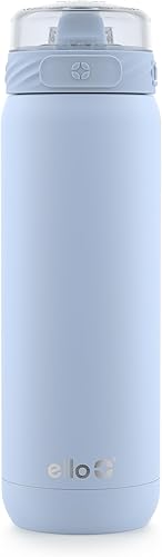 Miniatura 8 de Ello Cooper Twist - Botella de agua de acero inoxidable de 32 onzas con tapa para beber, a prueba de fugas, doble pared y aislada al vacío, lazo de