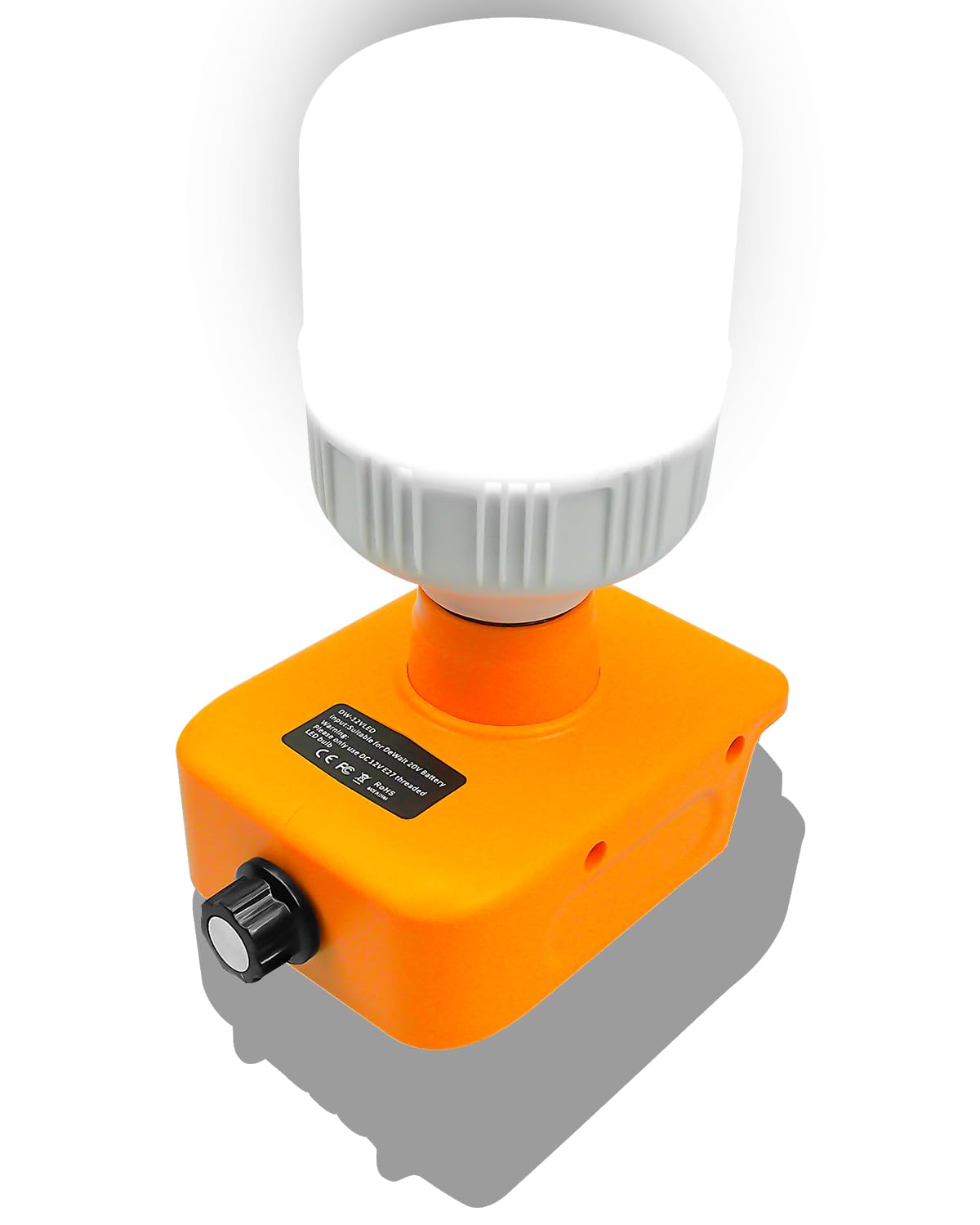 Cordless LED Work Light Fit for Dewalt 20V Battery, 12W 1300LM LED