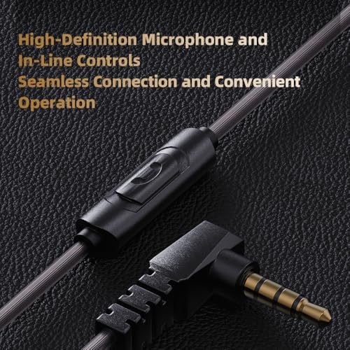 Image of Piluyaa Wired Gaming Headphones IEM Earphones with 1DD，QKZ ENZO in Ear Monitor, HiFi Earbuds, Bass Sound with New 11mm Dynamic Driver for Video Music Gaming (Grey)