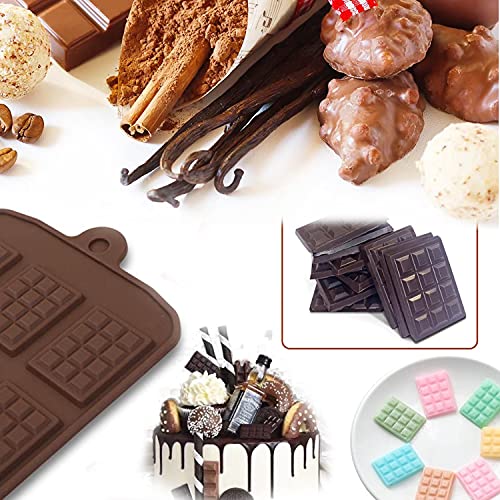 image for WSZBDR Silicone Break Apart Chocolate Mold, 12-Cavity Silicone Mini Re