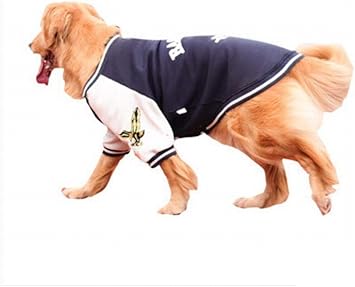 Amazon 大きな犬服野球秋の服薄い Baseballゴールデンレトリバーくサモエド中と大犬秋ラブラドール 5xl Syspyf コスチューム 通販