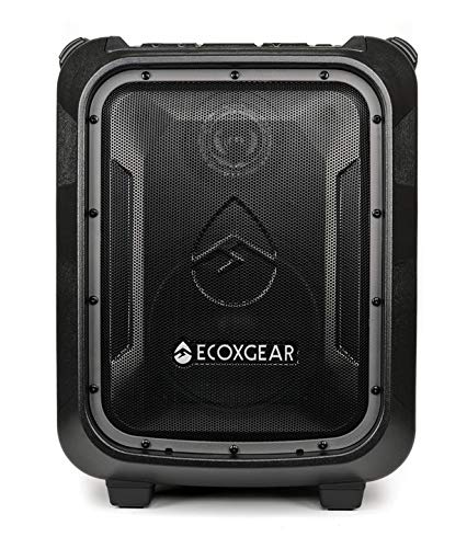 Ecoxgear Ecoboulder+ Gdi-Exbld810 Rugged Waterproof Floating Portable Bluetooth Wireless 100 Watt Speaker And Pa System (Gray) #TOP6