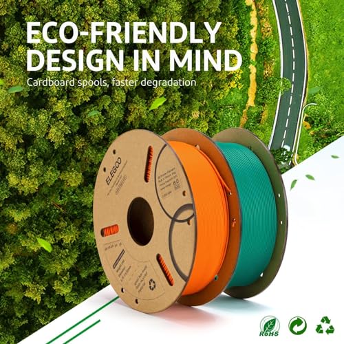 Elegoo US-EL-3D-PP14 Pla Plus Filament 1.75Mm Black 4Kg, Pla+ Tougher And Stronger 3D Printer Filament Pro Dimensional Accuracy +/- 0.02Mm thumb #5