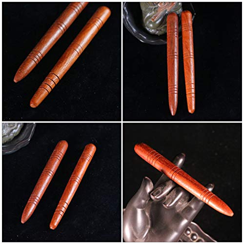 Exceart 4Pcs Manual Acupressure Pen Wooden Thai Massage Stick Rod Deep Tissue Massage Tool Trigger Point Relief Pain Therapy Tools Full Body Relaxing Gifts #TOP5