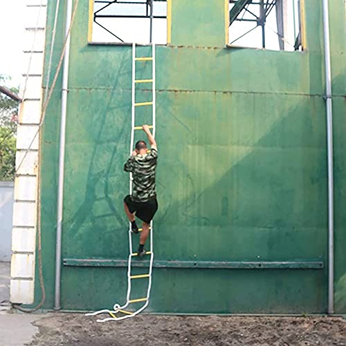 Escalera de cuerda de 15m para evacuación rápida en edificios y casas 7