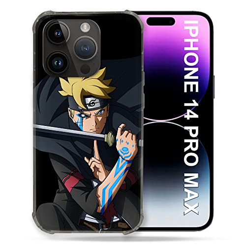 Coque iPhone 14 Plus compatible MagSafe protection motif Boruto