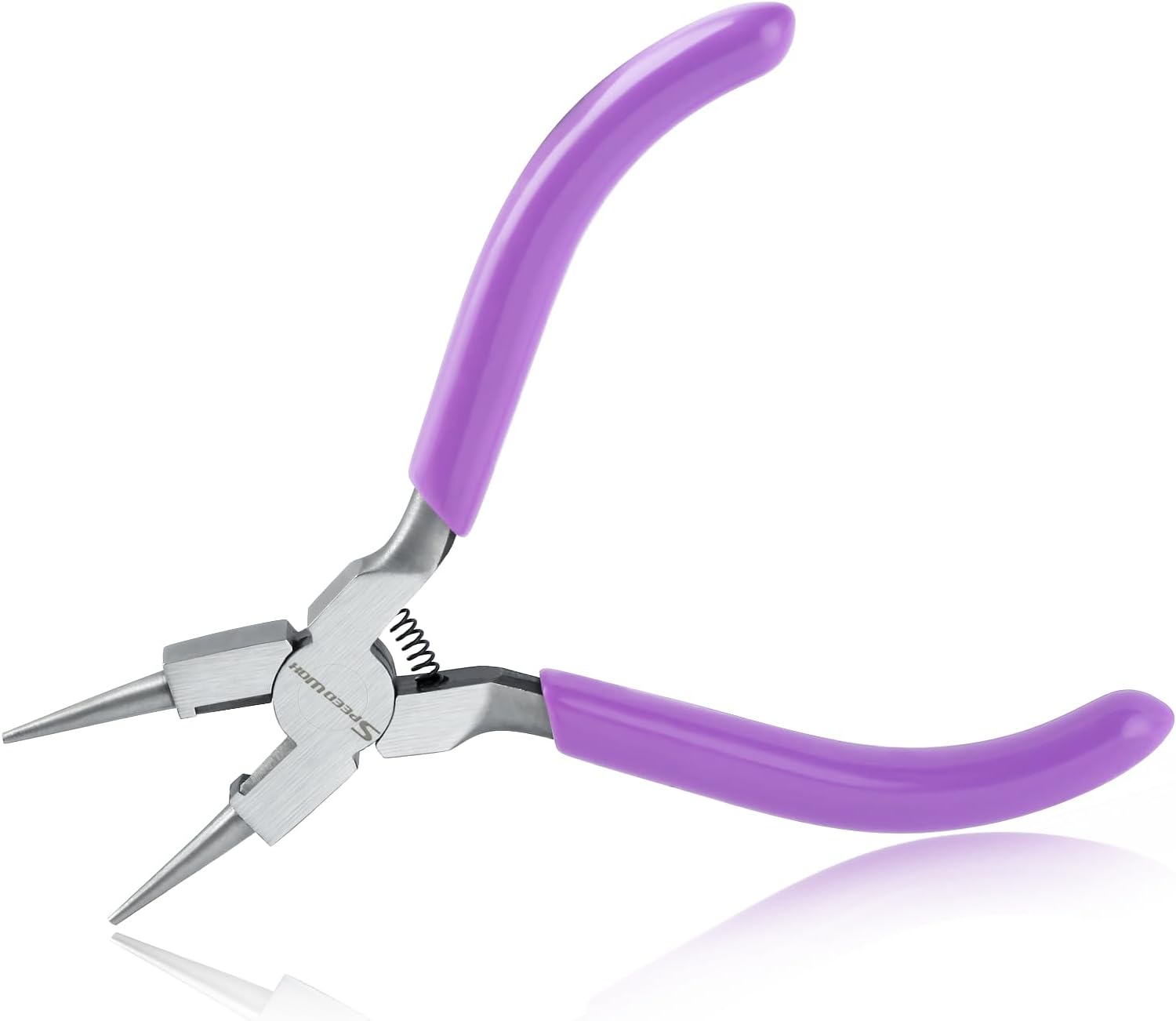 SPEEDWOX Mini Round Nose Pliers with Cutter Wire Looping Pliers Micro