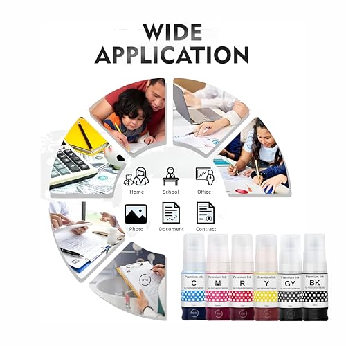 Image of Duplex DTC GI-73 Ink Bottle Compatible for Canon Pixma G570, G670, G550, G650, G620 Printers (GI-73 Red Ink 1 Pcs)
