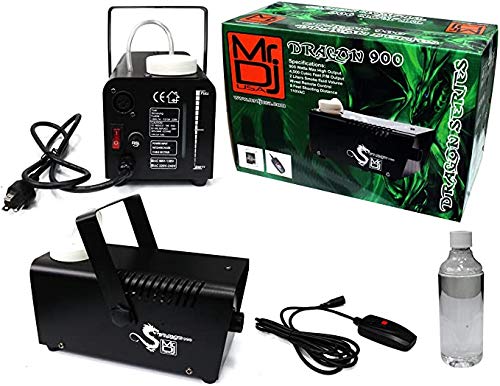 Máquina de humo MR DJ DRAGON900 con control remoto y líquido, calentamiento rápido, humo denso miniatura 1