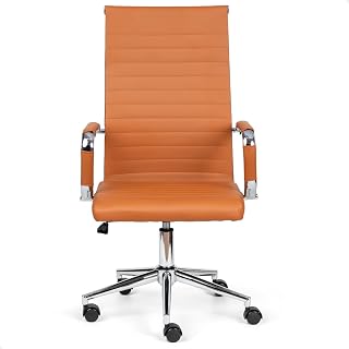 Cadeira Presidente P305 Prime.Office Estilo Charles Eames, Couro PU