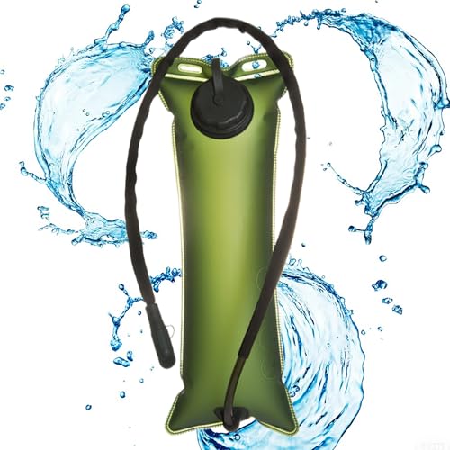 Water Bladder 3L Hydration Bladder: Leak Proof Hydration Pack Bladder Water Reservoir, 3 Liter Water Pouch Hydration Pack Replacement, Water Bladder for Hiking Backpack, Camping, Biking Cycling
