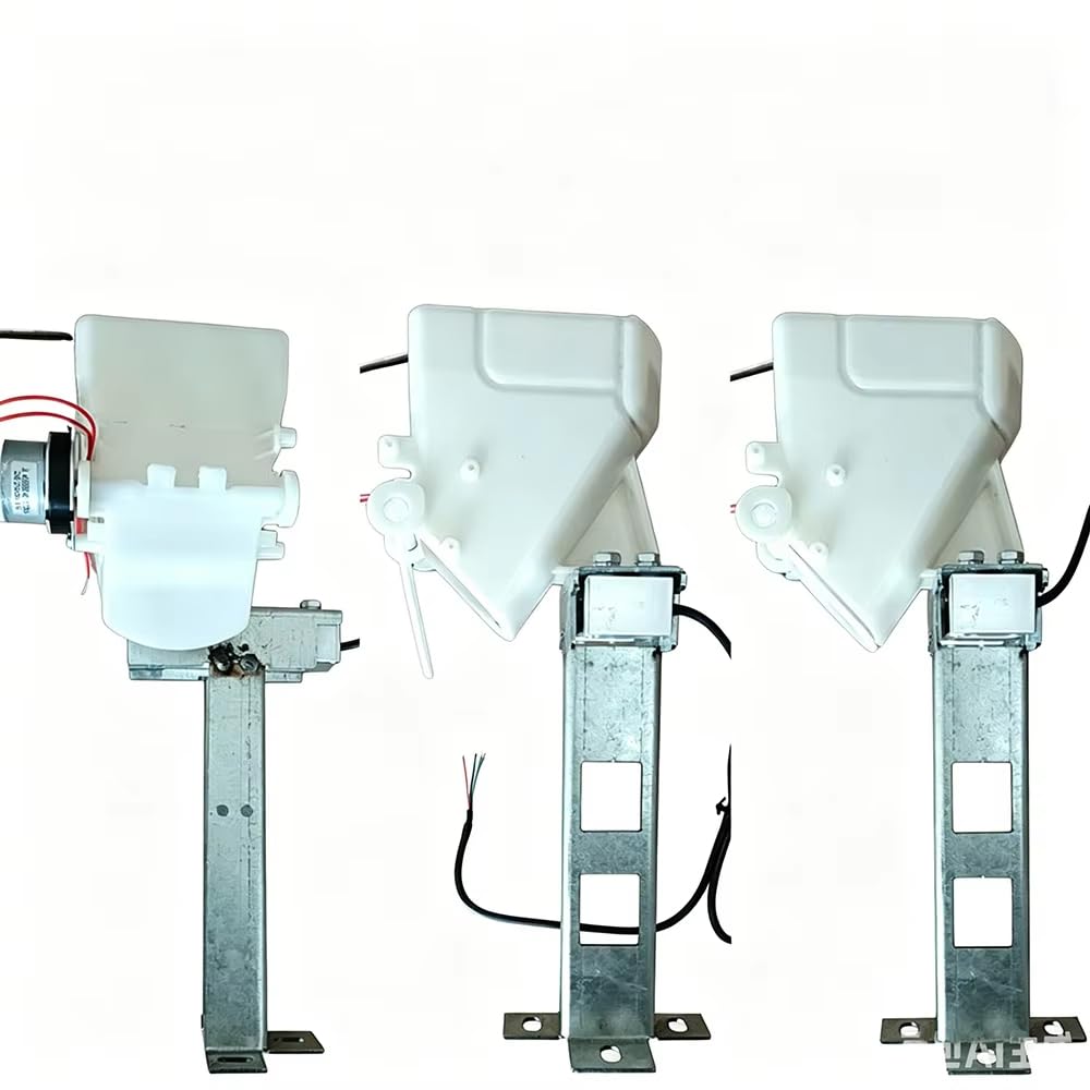 Zubehör für Dosier- und Abfüllanlagen (3–60 kg), inklusive Trichter, Wiegebehälter aus Kunststoff, Sensor und Untersetzungsmotor