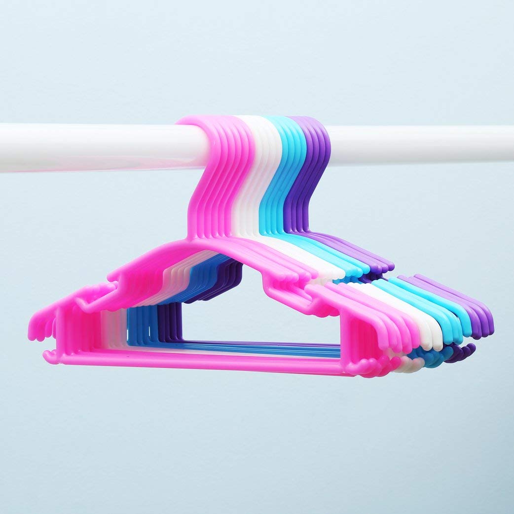 Grucce per bambini grucce resistenti per bambini e neonati Set di 40 pezzi 27CM + 10 pezzi Organizzatore