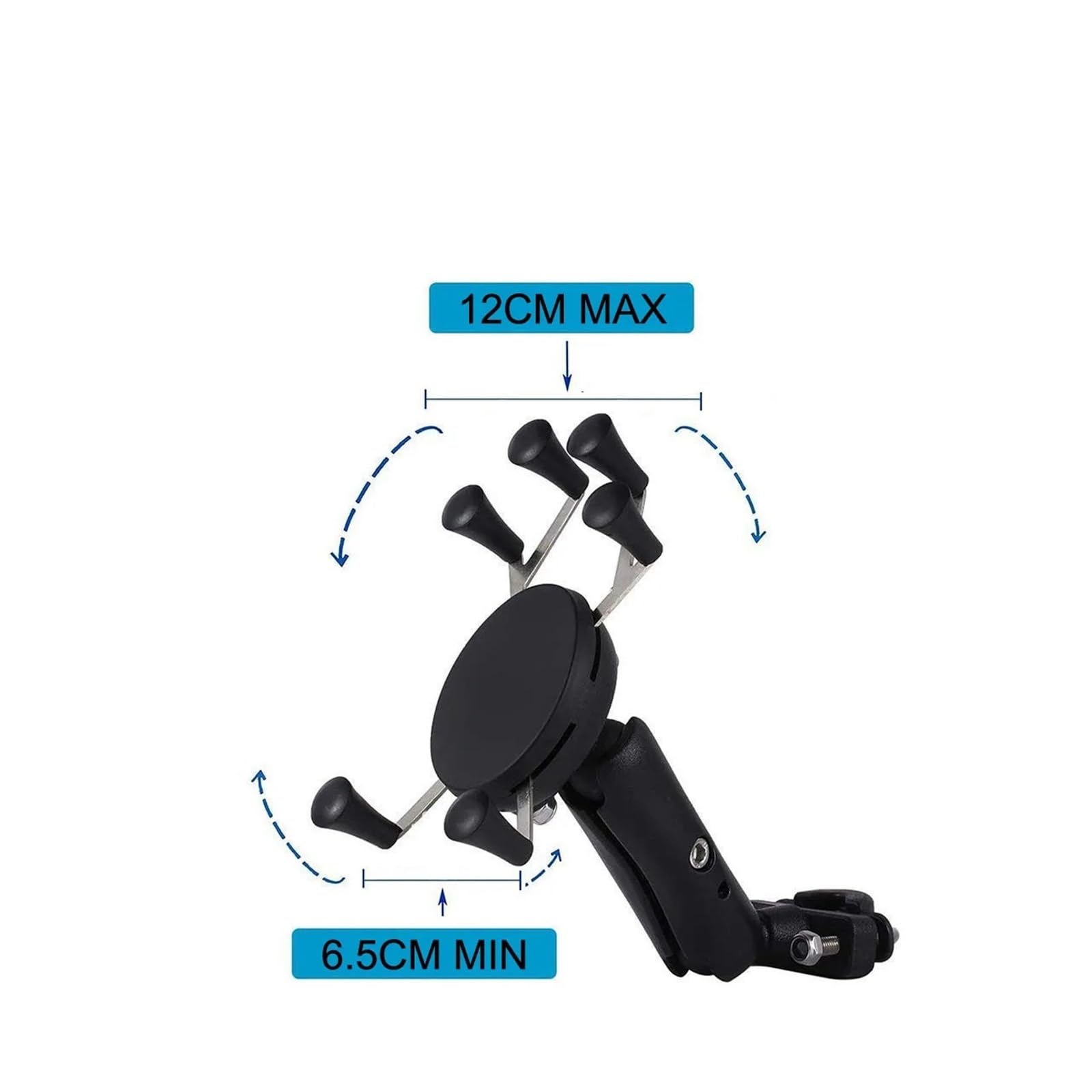 Supporto for manubrio moto for bici Supporto for smartphone cellulare compatibile con iPhone 11 8 7 Compatibile con supporti for telefono xiaomi mi 9 mix