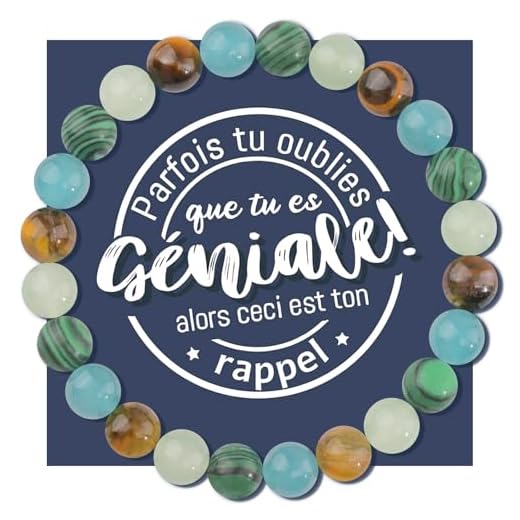 QianSiLi Idee Cadeau Femme,Bracelet Pierre Naturelle Femme,Cadeau Anniversaire Femme,Bijoux Femme,Elastique Bracelet Femme,Coffret Cadeau Femme Original Utile,Idée Cadeau Pour Femme,Ado Fille,Mamie