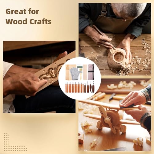 Outils de sculpture sur bois pour créer vos objets dans votre atelier - 6