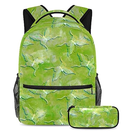Sac à dos papillon et trousse pour les cours, les sorties et les voyages d'étudiants