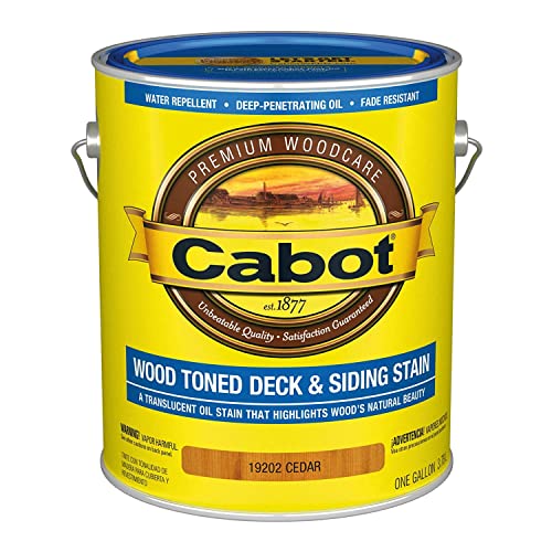 Cabot Wood Toned Stain + Sealer, Low VOC Exterior Natural