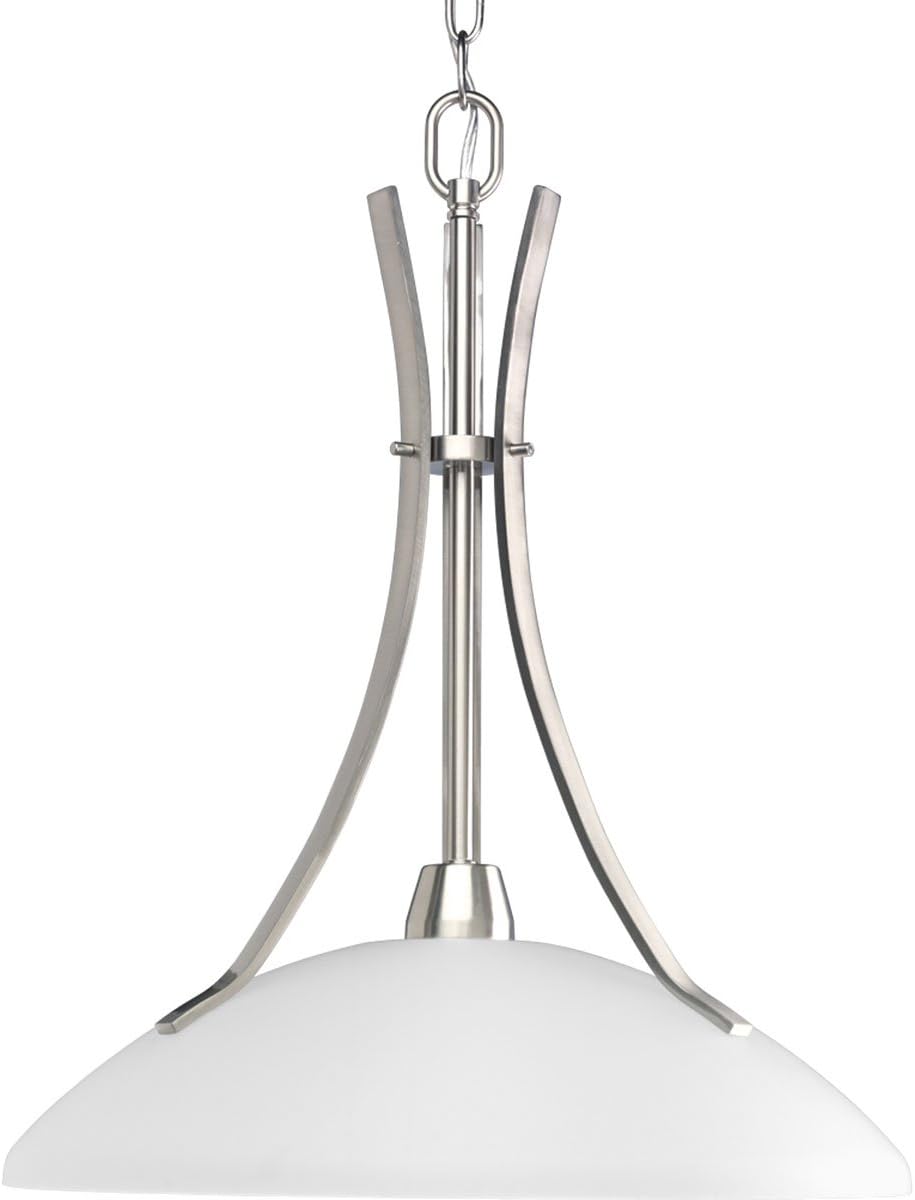 Black Friday Sale 2022 Progress Lighting P5112-09 Wisten Pendants, 17-Inch Diameter x 21-1/8-Inch Height, Brushed Nickel