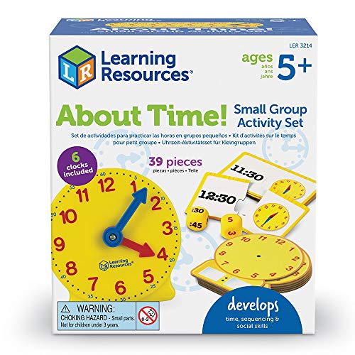 Learning Resources Ler3214 Time Small Group Activity Set Of 6 #TOP1