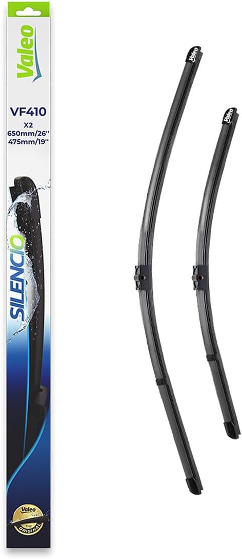 Valeo Silencio Wiper Blade VF410 574323 Front Length: 650mm/475mm Set of 2 Wiper Blades (for Left Hand Drive Vehicles)