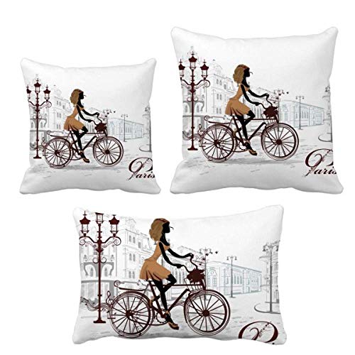 Coussin de décoration France pour vélo DIYthinker chic - 2
