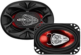 BOSS Audio Systems CH4630 Car Speakers - 250 Watts of Power Per Pair and 125 Watts Each, 4 x 6 Inch, Full Range, 3 Way, Sold in Pairs, Easy Mounting