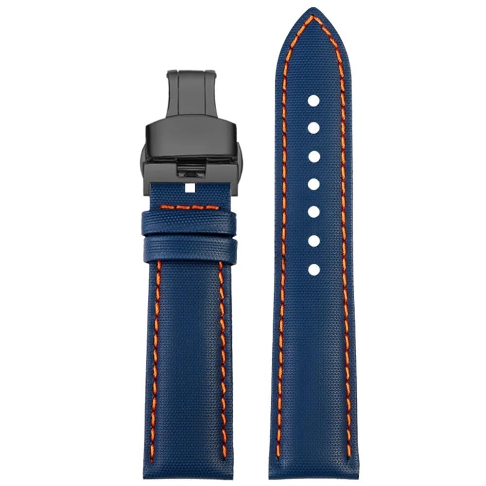 Bracelet TAG HEUER Aquaracer bleu 20mm 22mm 24mm nylon et peau de vache