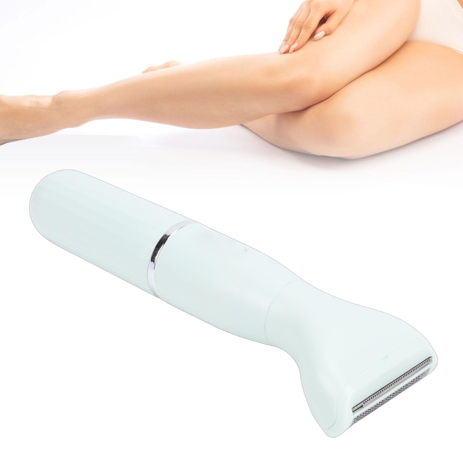Generic Rifinitore Elettrico per del Corpo Efficiente per Ascelle e Gambe per Donne ABS Compatto 1,97x6,69 Pollici