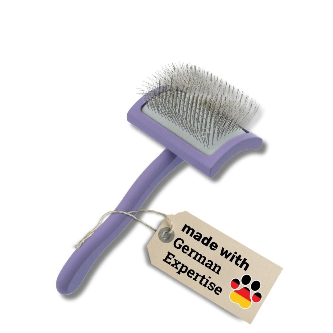 EHASO Multibrush 2.0 Hundebürste lavendel mit extra langen Pins