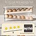 WACOI Auto Rolling Fridge Egg Organizer, Space Saving Eggs Dispenser for Refrigerator Storager, Home Egg Holder, 1 pack