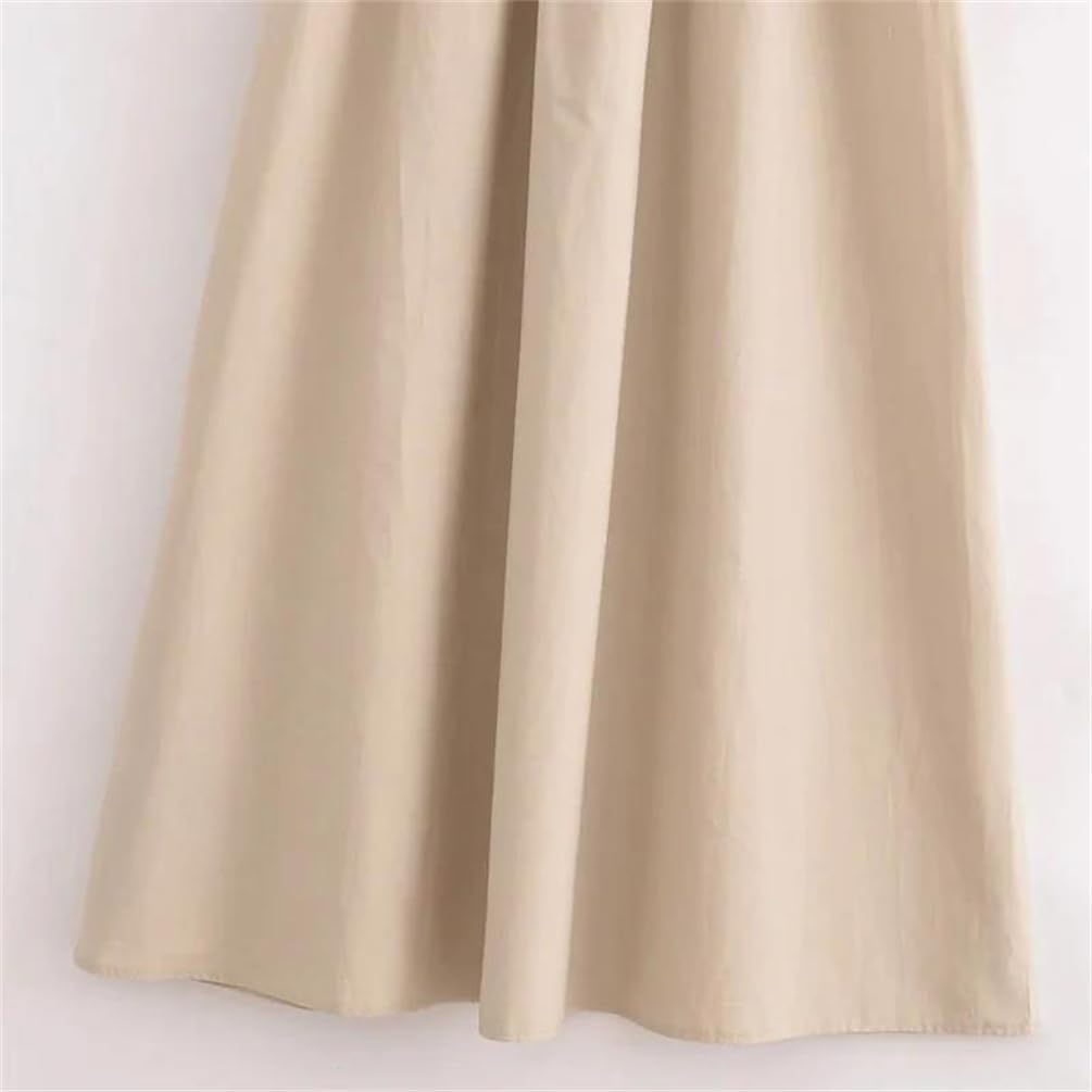 Women's Spring Sleeveless Long Dresses Casual Vintage Party Dresses Wedding Guest Dress