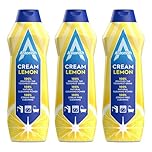 Astonish Multipurpose Cream Cleaner, Lemon Fresh Scent, 3 x 500ml