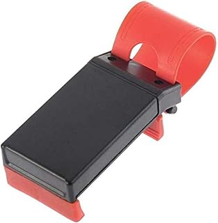 Red Universal Car Steering Wheel Mobile Phone Holder for iPhone Samsung Smartphone (BTT-08)