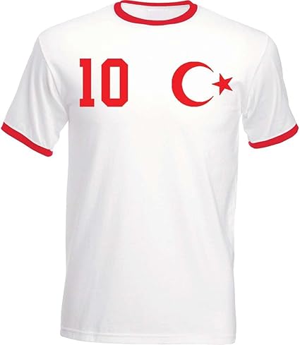 Maillot Turquie Football Homme - Taille XS - Rouge Et Blanc - Occasion