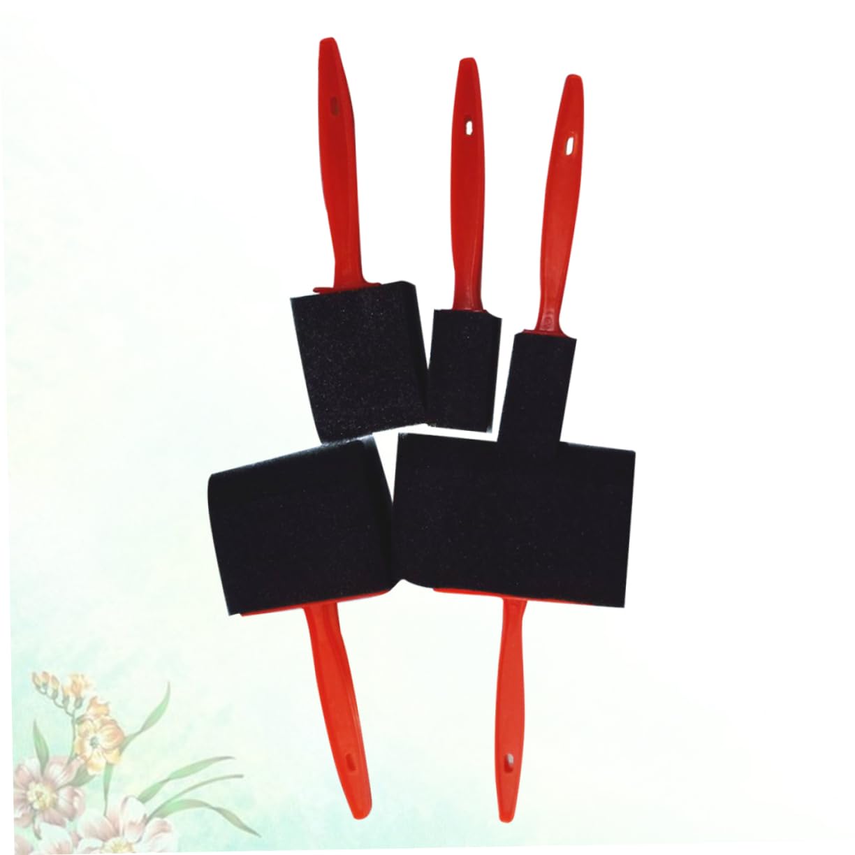 Beatifufu Foam Paint Brushes Set 20pcs Small Sponge Brush for Children's Art Projects