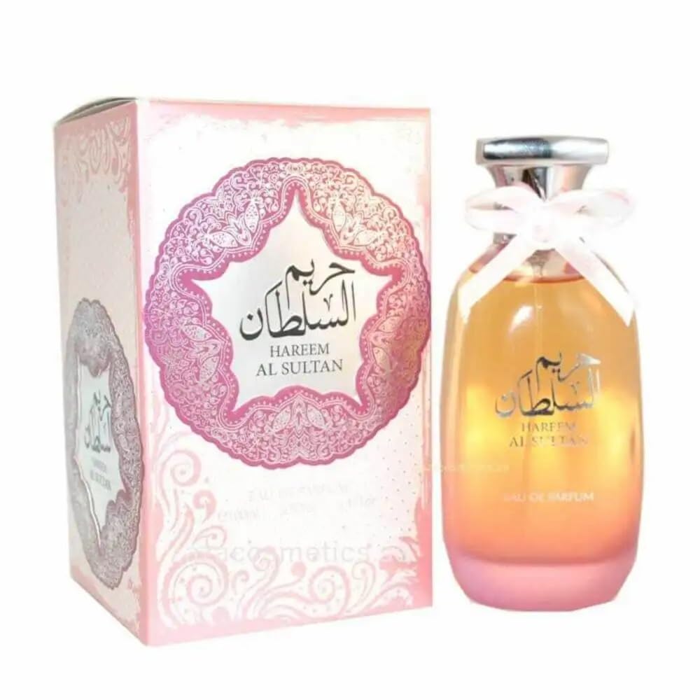 Hareem Al Sultan With Free Mini EDP Perfume - Arabic Luxury Women Fragrance - Floral, Fresh, Vanilla Scent - Eau De Parfum 100ml