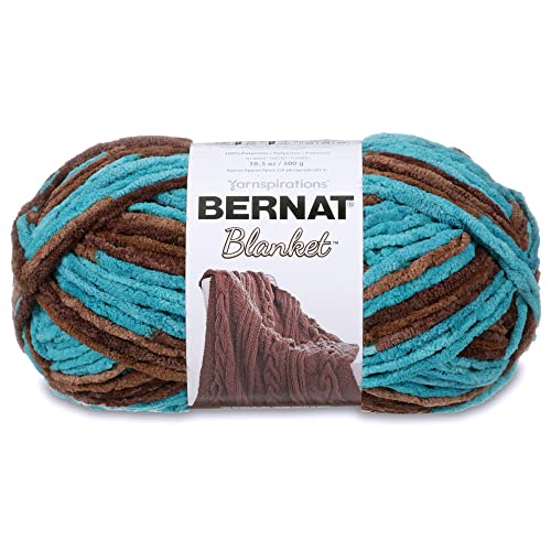 Image of Bernat Blanket Mallard Wood Yarn - 2 Pack of 300g /10.5oz - Polyester - 6 Super Bulky - 220 Yards - Knitting /Crochet