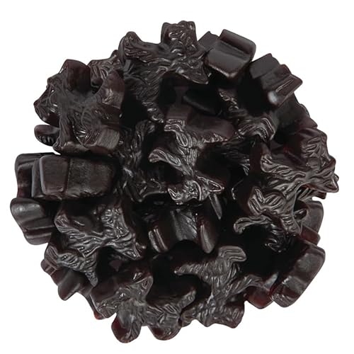 Bayside Candy Scotty Dogs Black Licorice – Classic Chewy Licorice Candy (1LB)
