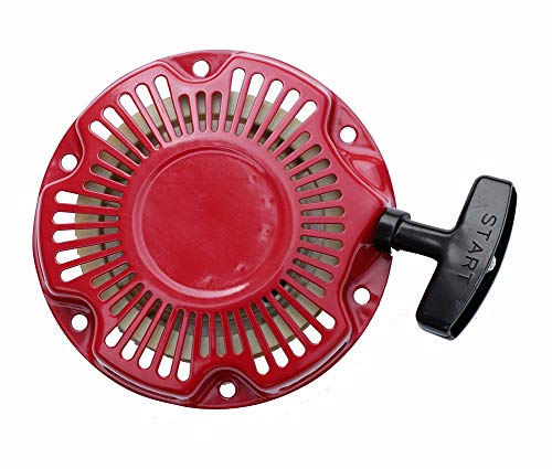 KATSU Arrancador de Retroceso Reemplazo adapta Honda GX100 Motor Cortacésped Generador (Rojo) SP14013211