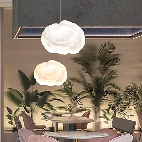 Lustre nuage en coton blanc idéal pour illuminer la chambre d'enfant - 6