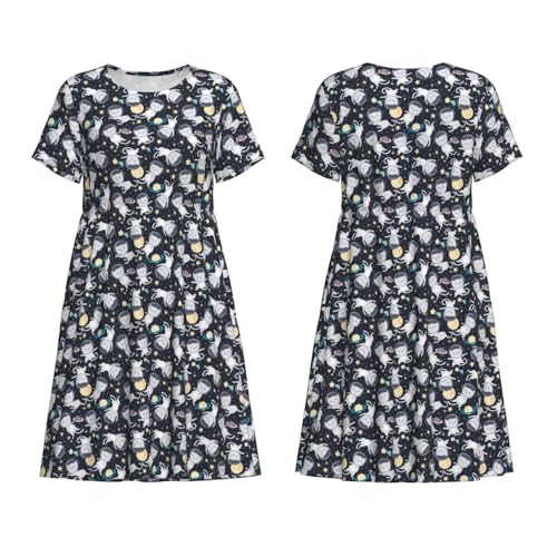 Robe casual manches courtes pour vacances et bureau - 6