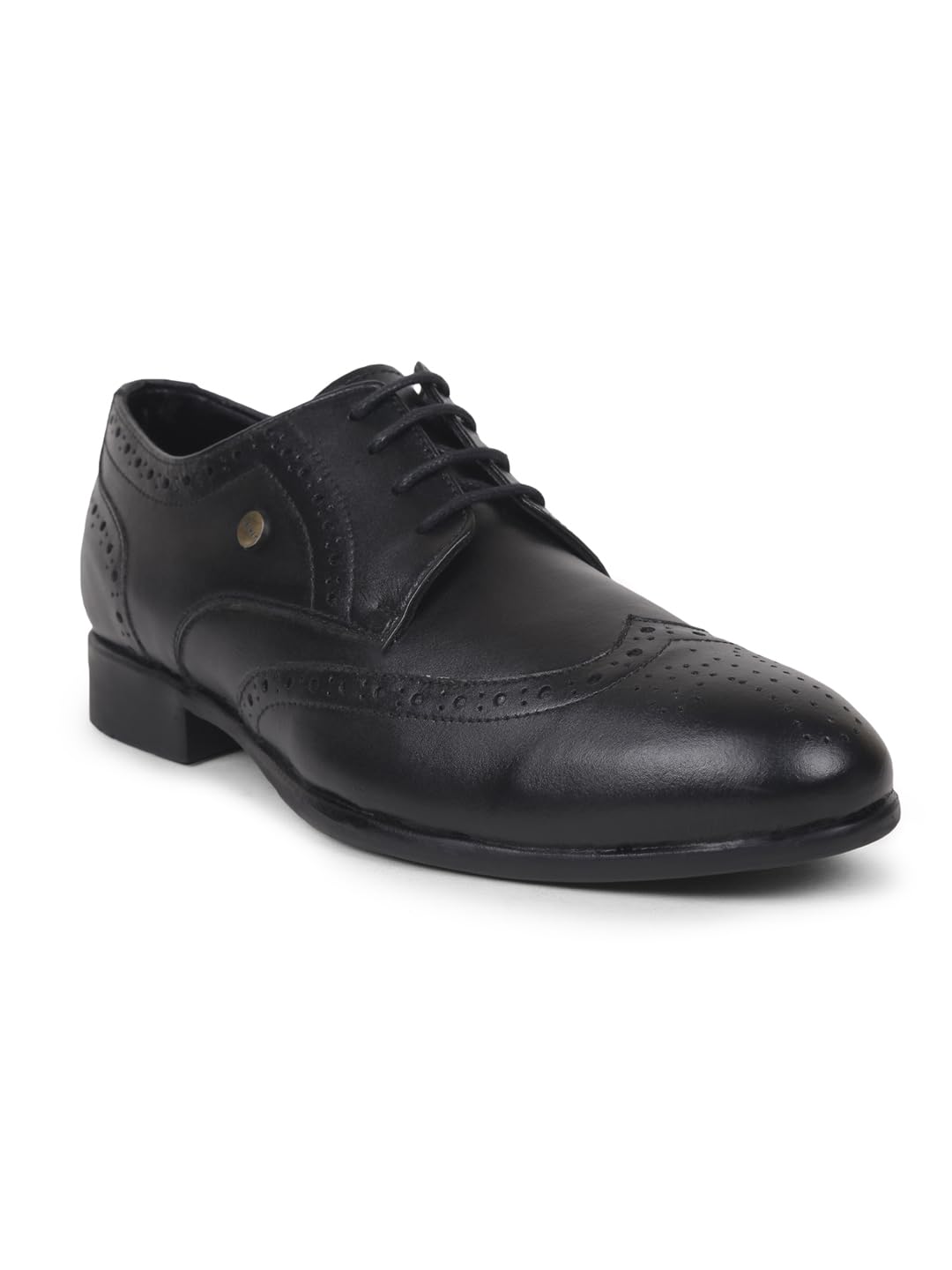 Liberty Mens BELGIUM01E Black Leather Brogue Shoes - 10 UK (44 EU) (B0CB6KDZ4Q) Amazon Price History, Amazon Price Tracker